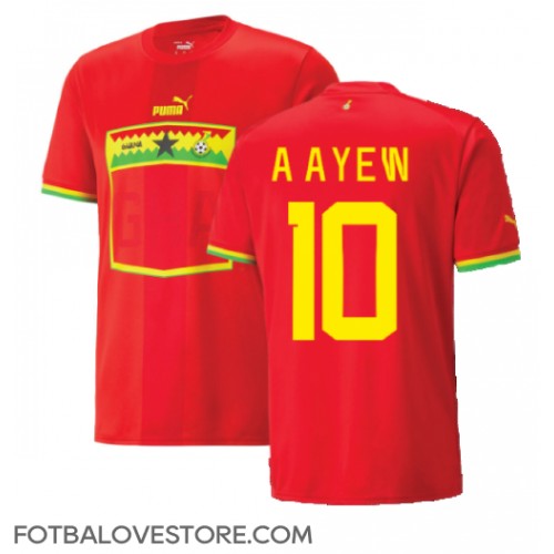 Ghana Andre Ayew #10 Venkovní Dres MS 2022 Krátkým Rukávem